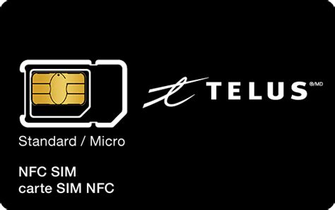 nfc sim card telus|telus home sim card.